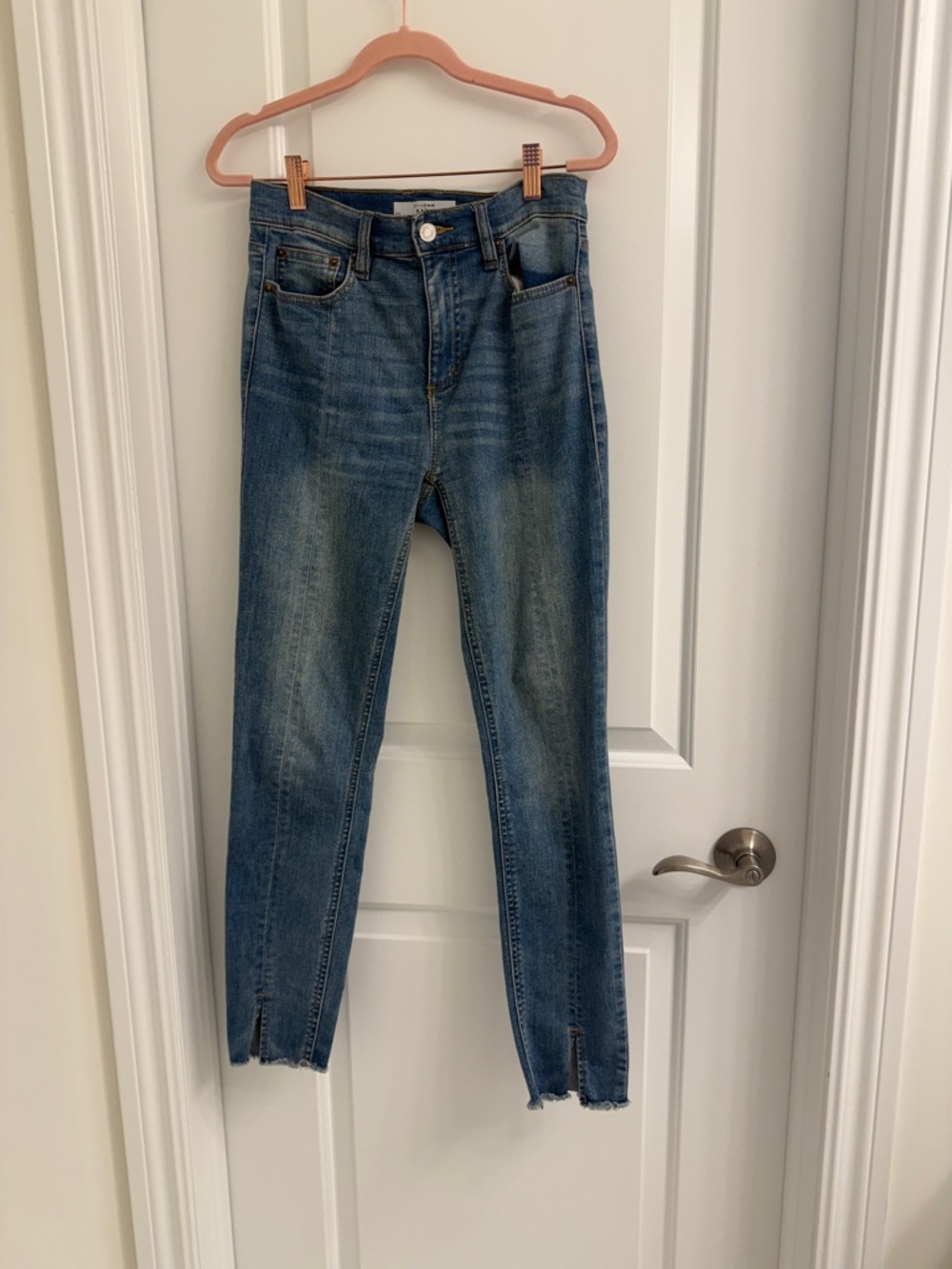 Dynamite Washed Blue High-Rise Skinny Jeans